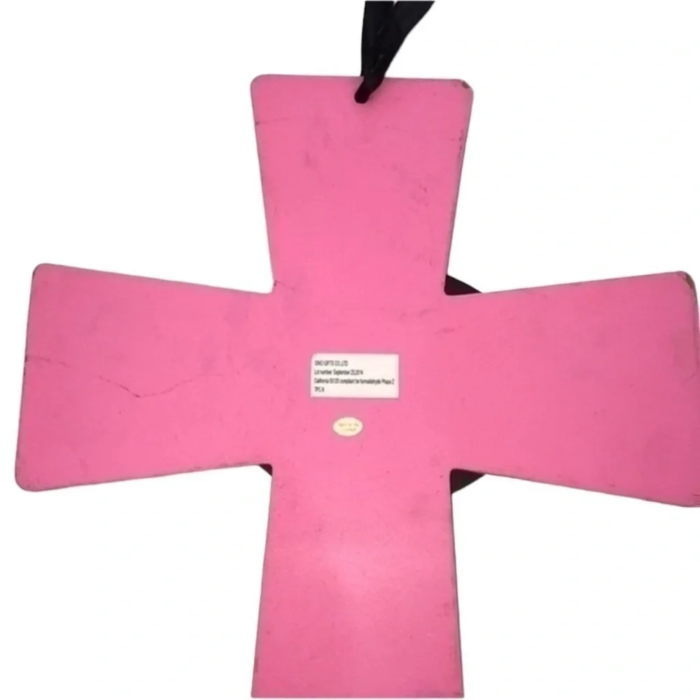 Polka Dot “HOPE” Cross
